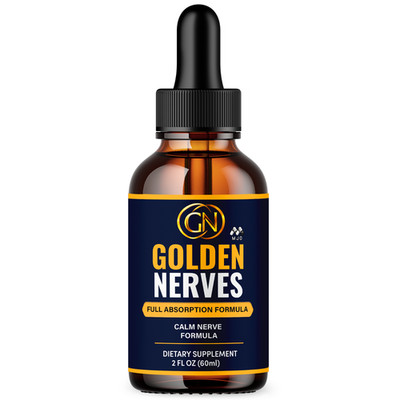 Golden Nerves Drops Advance Brain Health Support Supplements 30 Servings