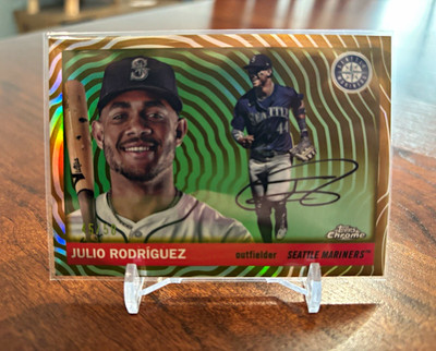 Topps 2025 Chrome Platinum Anniversary Julio Rodriguez Mariners #179 45/50