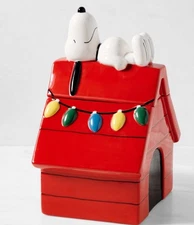 charming ceramic cookie jar features the beloved Peanuts™ character Snoopy™ snoo