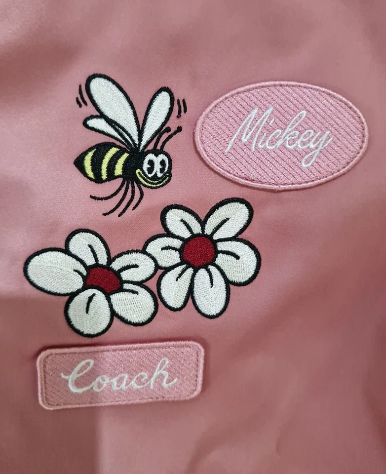 Coach x Disney Mickey Mouse Embroidered Souvenir Jacket 100 Years Souvenir - Image 4 of 4