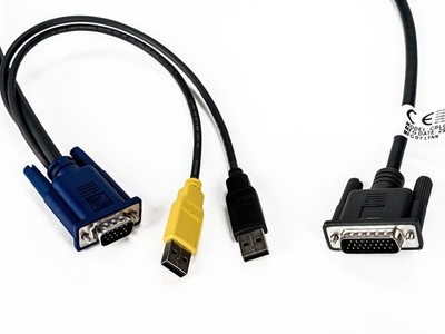 Vertiv Avocent CBL0170 Tastatur/Video/Maus (KVM)-Kabel Schwarz 1,8 m