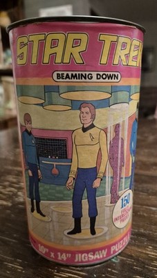 Vintage 1974 HG Toys STAR TREK (Beaming Down) 150 pc. Jigsaw