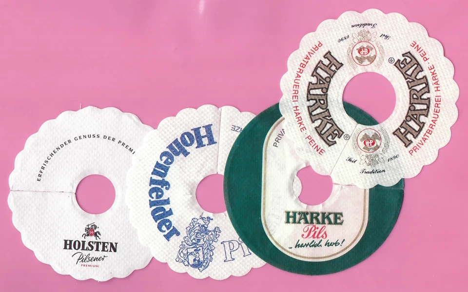 Pilsdeckchen Tropfdeckchen Hirsch Brauerei & andere 10x - Bild 3 von 4