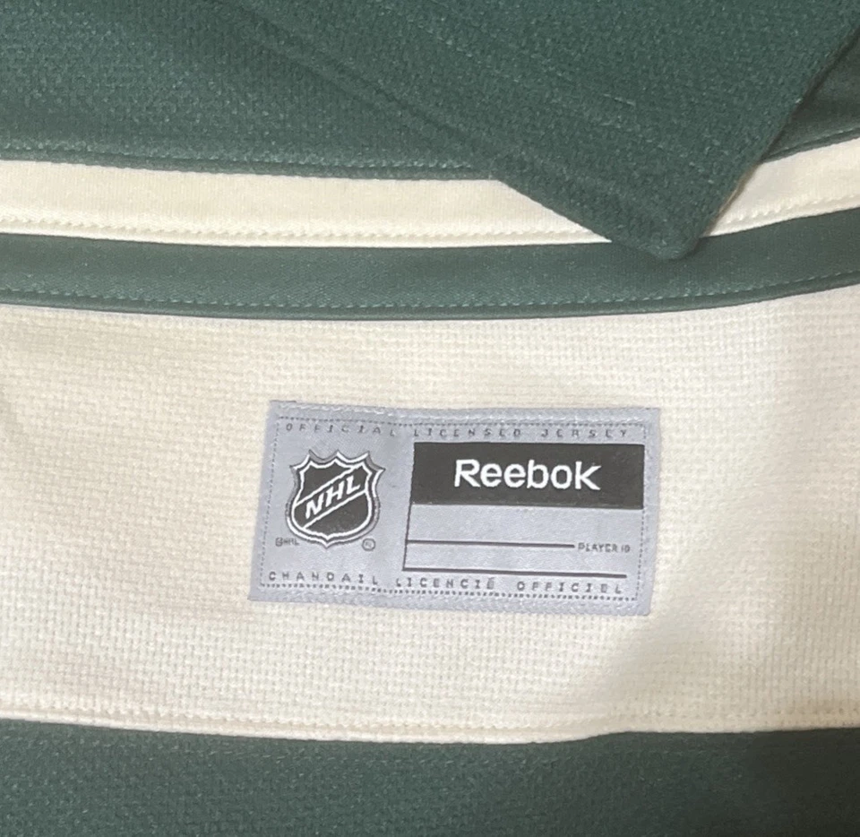 Camiseta deportiva de hockey para mujer Ryan Suter #20 Minnesota Wild Reebok verde blanca NHL S/P Foto 4 de 4