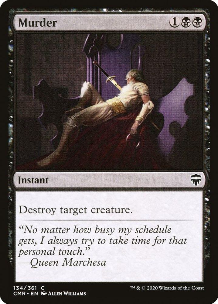 2020 Magic: The Gathering: Commander Legends - Murder (#134, C, Near Mint)