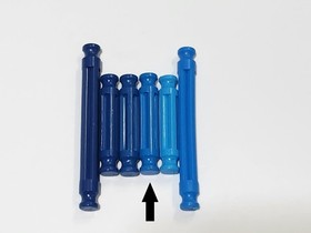 100 KNEX Rare Light Blue Rods 1-5/16" (White Size) Standard Parts Pieces K'NEX