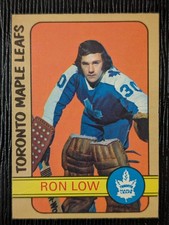1972-73 OPC #258 Ron Low - Toronto Maple Leafs RC
