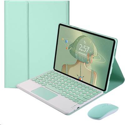 Touchpad Keyboard Case for Xiaomi Pad 5 / 5 Pro 11.0 inch 2021, Green 