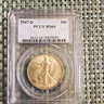 1947-D Liberty Walking Half Dollar 50C PCGS MS64 Business Strike 90% Silver Denver Liberty Walking