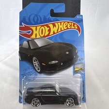 Hot Wheels 1995 Mazda RX-7 Black JDM Factory Fresh Diecast 88/250