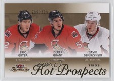 2013 Fleer Showcase Hot Prospects Trios /399 David Dziurzynski Derek Grant 6c5