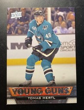 2013-14 Upper Deck #248 Young Guns Tomas Hertl Rookie Card RC Golden Knights. rookie card picture