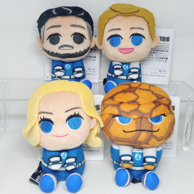 MARVEL Fantastic Four First Step & You Mascot Plush complete Set
