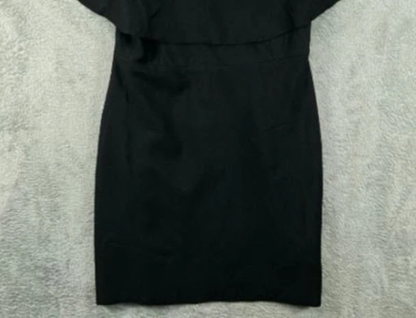 VETEMENTS After Market abito nero donna piccolo nero bodycon mini abito spalle scoperte LBD