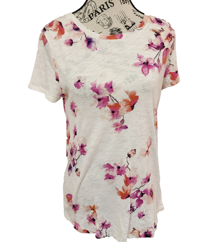 DAISY FUENTES floral blouse- size M