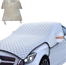 Heavy Duty Snow Car Cover 7-Layer Thickened Enlarge 92"x87" inch, Windproof Wate