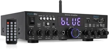 Pyle PDA4BU Bluetooth 200 Watt Multi Channel Stereo Amplifier Audio Receiver