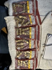 30 Brass Fittings Union 3/8 Compresión X 3/8 Compresión (6 Bags W 5 Ea=30) New