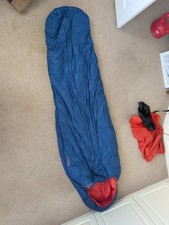 Rab Ascent 700 Hydrophobic Down Sleeping Bag (Left Zip) - Blue