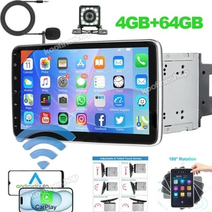 Android 15 Double 2DIN Voiture stéréo de 10,1'' GPS Wifi BT 64G