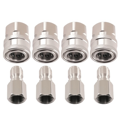 #ad #ad 8PCS Pressure Washer Adapter 3 8quot; Quick Connect NPT Socket Plug Set Kit $27.80