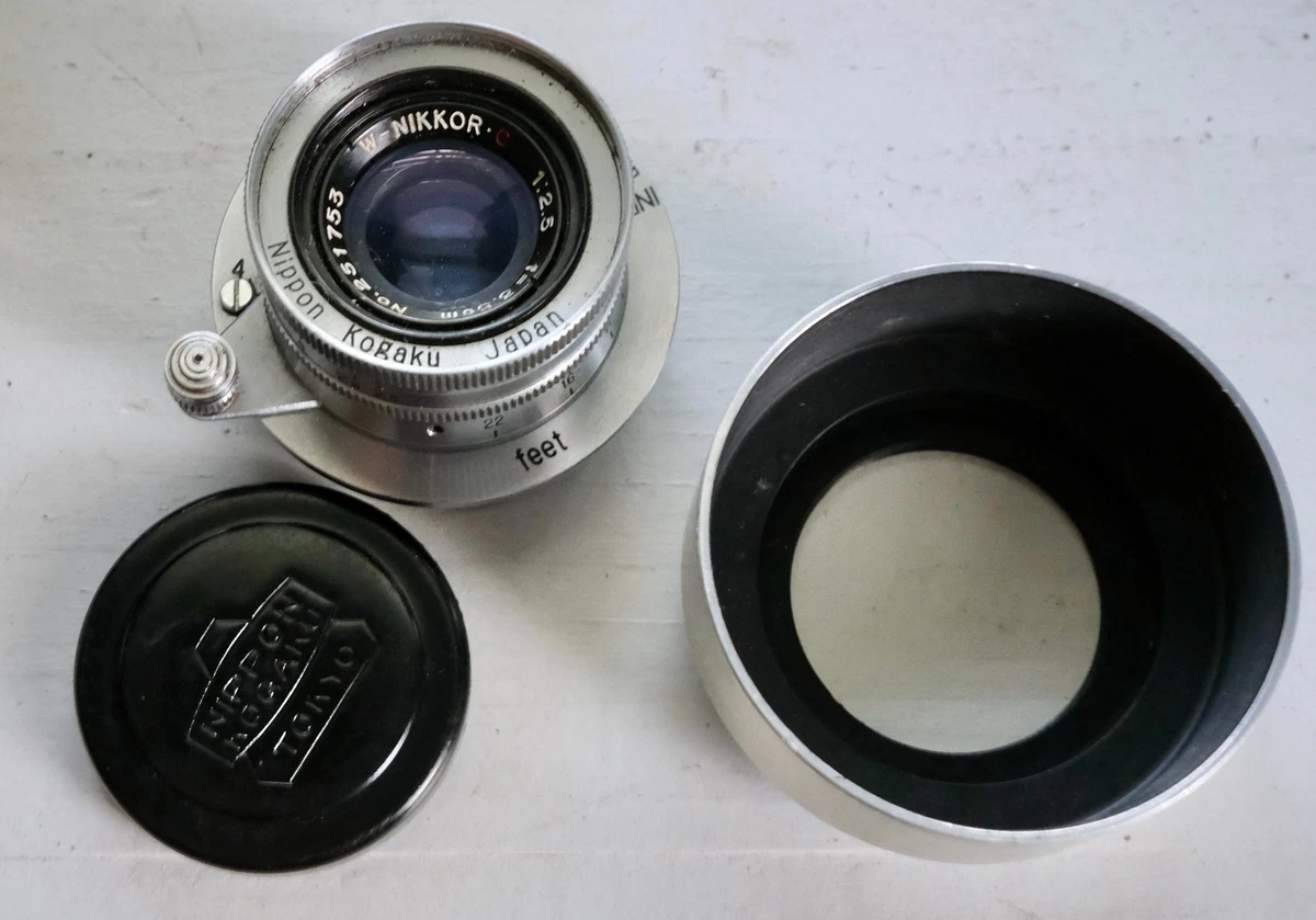 Nikon NIKKOR W Camera Lenses 35mm Focal f/2.5 Maximum Aperture for