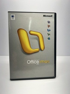 Microsoft Office Mac 2004 Word Powerpoint Excel Entourage Upgrade W/Product Key