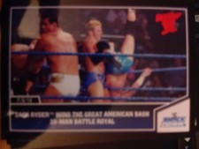 2013 Topps Best of WWE #22 Zack Ryder Wins the Great American Bash 20-Man RED