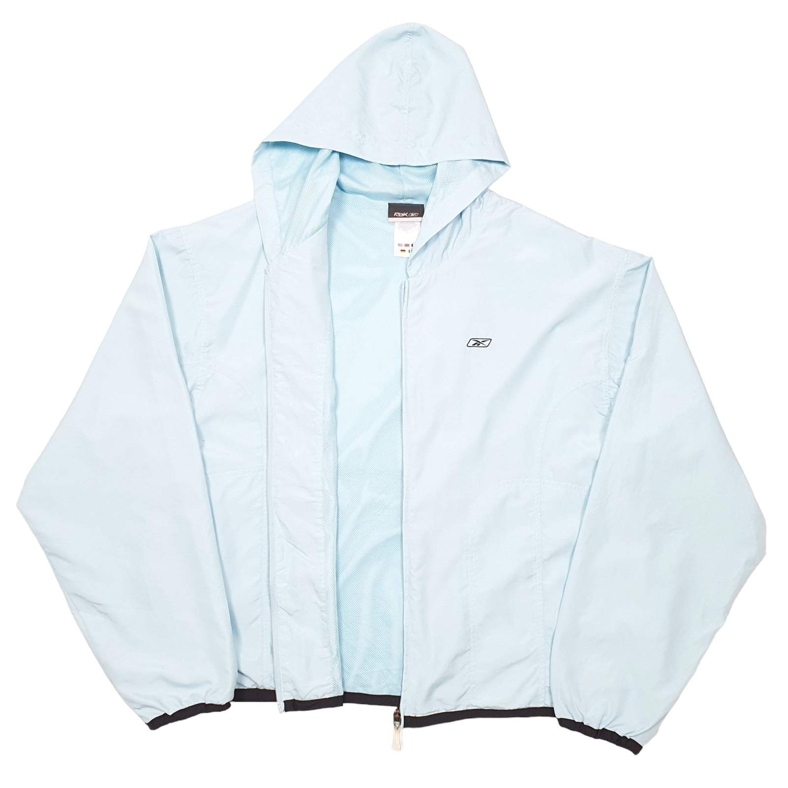 REEBOK Windbreaker Jacket Coat Insulated Hooded Womens 16 image 2