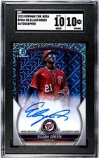2023 bowman chrome Elijah Green BCMA-EG mega box mojo auto SGC 10/10 autograph