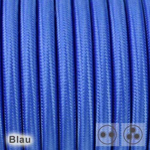 ✅ 2-adrig Textilkabel Textil Kabel Pendellampe Lampenkabel Stoffkabel 2x0,75mm2 - Bild 6 von 29
