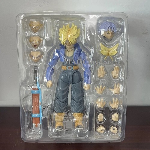 Dragon Ball Trunks Anime Figuren SHF Trunks Boy from Future Collection Modell - Bild 4 von 8