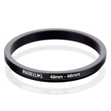 RISE UK 49-46MM 49MM-46MM 49 to 46 Step Down Ring Filter Adapter
