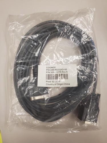 COGNEX - 300-1127R Rev A - PID DM-RS232IO-00 DataMan Barcode Cable NEW - 第 1/1 張圖片