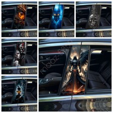 HOT SALE 2x Skull Lover Car Center Pillar Stickers for Car Window Door Pillar