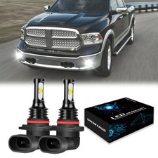 2PCS White 6000K LED Fog Light Bulb For 2009-2018 Dodge RAM 1500 2500 3500