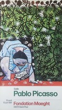 Pablo PICASSO - Affiche originale - Saint-Paul-de-Vence 1981 - Fondation Maeght