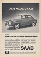 Saab 96 - Reklame Werbeanzeige Original-Werbung 1964