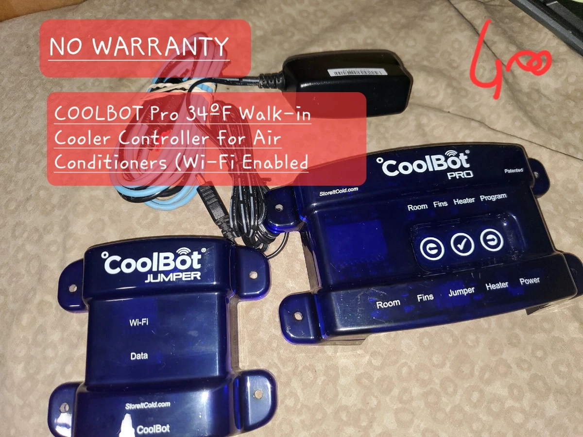 COOLBOT Pro 34 F Walk in Cooler Controller for Air Conditioners