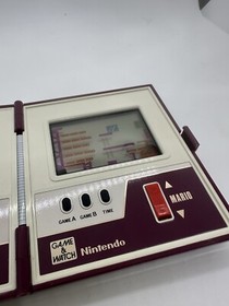 Vintage Nintendo Game and Watch MW-56 Multi Screen Mario Bros. 1983 W/ Box & Ins