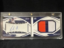 2022 Chas McCormick Panini Absolute Rookie Material Booklet Signature Auto /60