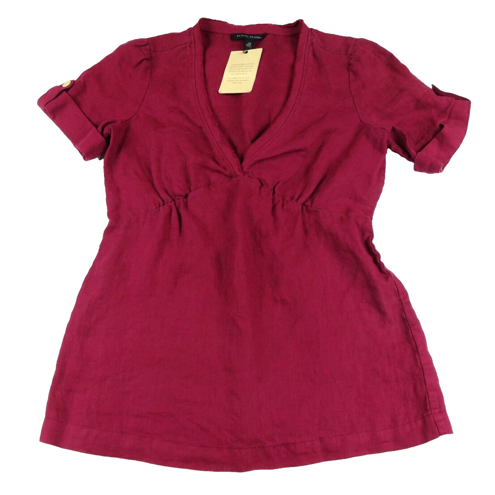 Blusa de Lino Banana Republic para Mujeres