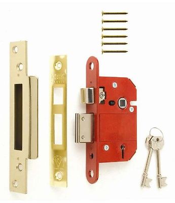 3 x GLEICHSCHLIESSEND FLÜGELSCHLOSS ERA FORTRESS 76mm (3'') 5 HEBEL BS 361-32 MESSING