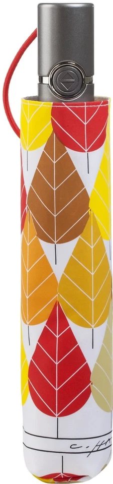 Charles/Charley Harper totes-Isotoner Pop-up Umbrella Octoberama - Image 2 of 3