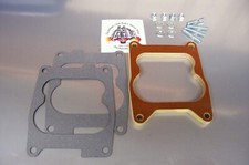 For Holley Spread Bore Carb Phenolic Insulator Spacer Heat Soak Riser 12 Open