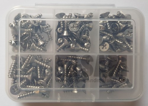 Schrauben für Kunststoffe TORX/KREUZSCHLITZ Linsen-/Senkkopf Set EDELSTAHL A2 - Bild 11 von 16