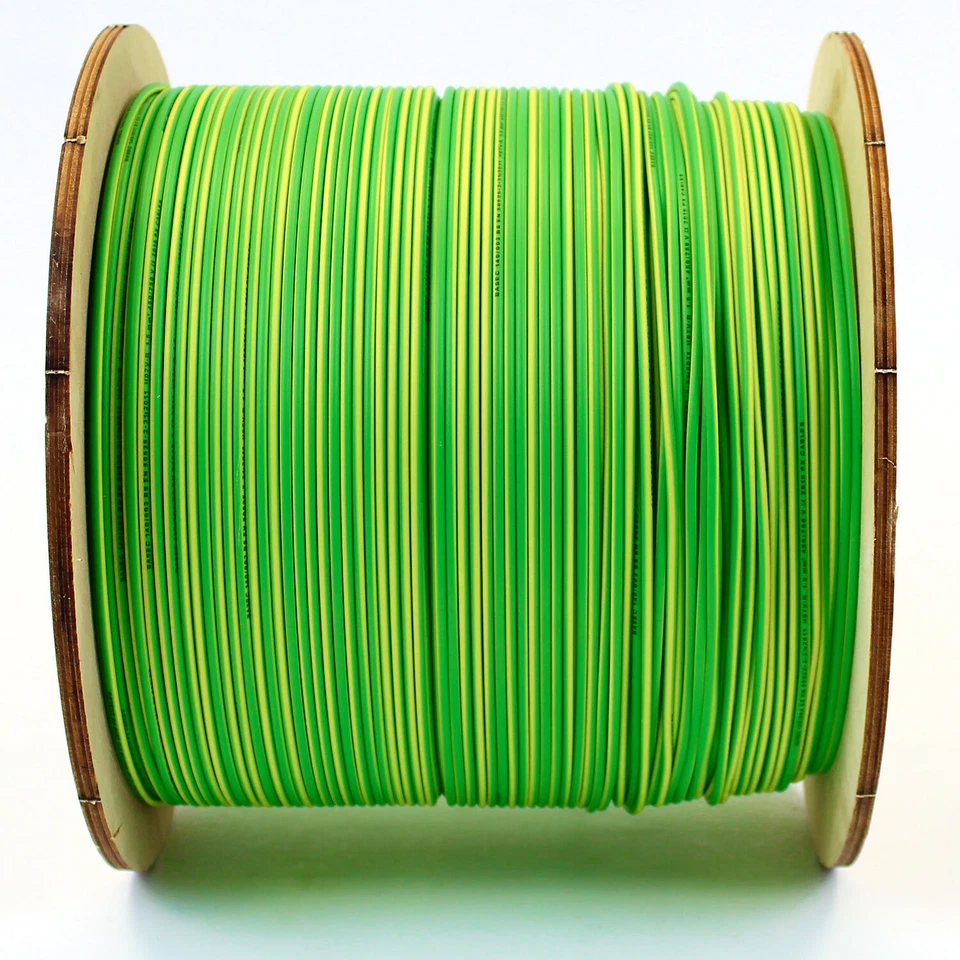 10 mm Single Core Conduit Cable 6491X Earth Yellow / Green Equipotential Bonding - Image 3 of 4