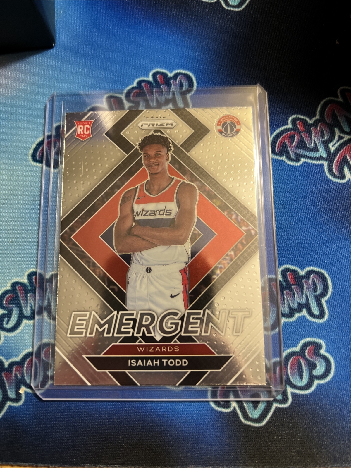 2021-22 Panini Prizm Isaiah Todd Emergent Insert RC #30 Washington Wizards