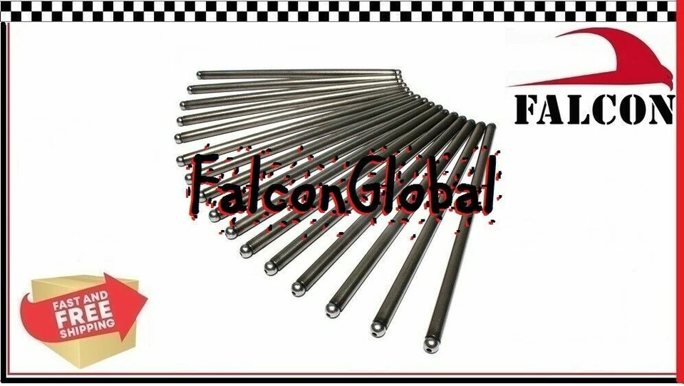 Brazos basculantes Buick 455 1970-76 (16) + varillas de empuje varillas de empuje + retenedores Riviera Electra Foto 3 de 4