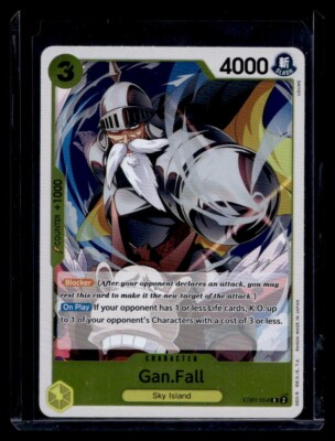 Gan Fall R EB01-054 R Memorial Collection One Piece Card English 